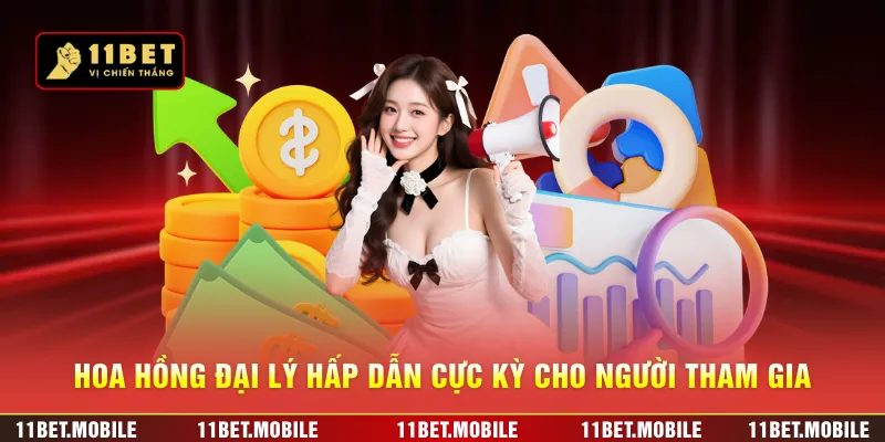 Hoa hồng đại lý hấp dẫn cực kỳ cho người tham gia