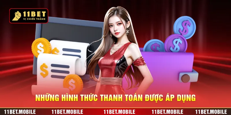 Những hình thức thanh toán được áp dụng