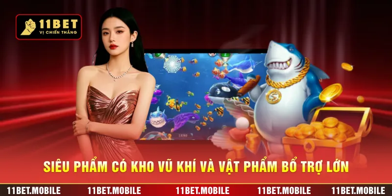 Siêu phẩm có kho vũ khí và vật phẩm bổ trợ lớn